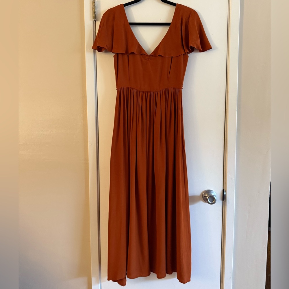 Christy Dawn The Monarch Dress in Rust - Picture 3 of 14
